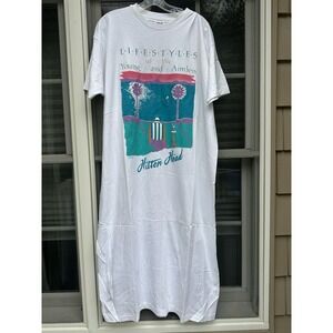 Vintage Hilton Head Long Nightshirt " lifestyles of the rich & aimless" OSFA